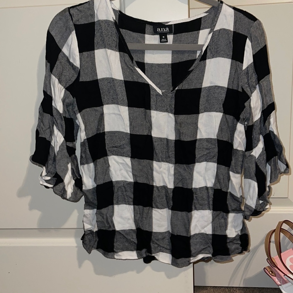 Plaid dress shirt
